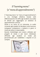 anteprima - Programmi scolastici / Materiali per docenti - Learning Menu Metodologia - Pagina 1