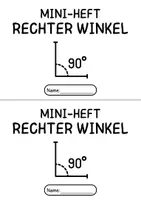 Vorschau - Arbeitsblätter - Rechter Winkel Mini-Heft (Mathe Klasse 4) - Seite 2