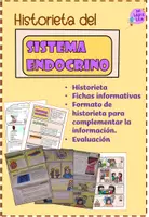 Vista previa - Hojas de trabajo - PACK: HISTORIETAS SISTEMAS NERVIOSO Y ENDÓCRINO - página 1