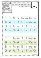 Vorschau - Arbeitsblätter - Leseblätter zu Lilos Lesewelt 1 - Buchstabenebene (T U Ei Au Ch) - Seite 3