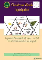 Vorschau - Spiele - Christmas - Weihnachtsspiele für den Englischunterricht - Deckblatt