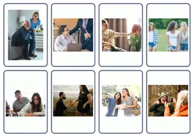 anteprima - Flashcard - Materiale ABA: flashcards interazioni sociali complesse - Pagina 1