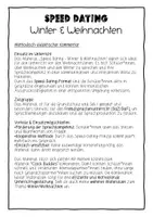 Vorschau - Arbeitsblätter - Speed Dating Winter Weihnachten Partner Interviews Deutsch DaZ - Seite 1
