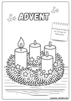 Vorschau - Arbeitsblätter - Wachsendes Materialpaket Ausmalbilder / Malbuch / Feste im Jahreskreis / Kirchenjahr - Seite 3