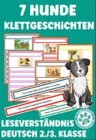 Vorschau - Arbeitsblätter - Klettgeschichten Hund Leseverständnis Deutsch 2. Klasse - Deckblatt