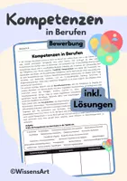 Vorschau - Arbeitsblätter - Berufsorientierung: Das Bewerbungsschreiben - Seite 1