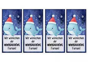Vorschau - Anderer Materialtyp - Walklasse Lesezeichen zu Weihnachten - Seite 2