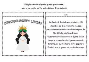 anteprima - Altro tipo di materiale - Lapbook di Santa Lucia - Pagina 3