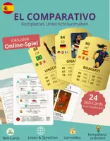 Vorschau - Unterrichtsreihen - "El comparativo / El superlativo" – Fußball Edition | Komplettes Unterrichtsvorhaben · WM 2026 - Seite 1