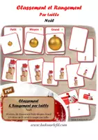Aperçu - Jeux - Jeu Classement, Rangement par taille - Noël - Page de couverture