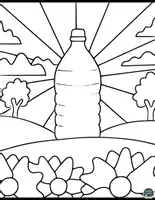 Vorschau - Mal- und Bastelvorlagen - Meine Wasserflaschen: Ausmalspaß für Kinder - Seite 3