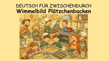 Vorschau - Stundenentwürfe - Wimmelbild Plätzchenbacken - Kreatives Schreiben im Winter - Rechtschreibung - Groß- und Kleinschreibung - DEUTSCH FÜR ZWISCHENDURCH - Seite 3