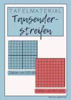 Vorschau - Poster - Materialpaket Tausenderstreifen - Seite 1