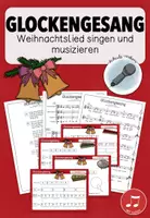 Vorschau - Stundenentwürfe - Glockengesang, Carol of the bells, Klassenmusizieren, Lied - Deckblatt
