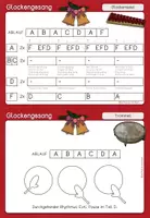 Vorschau - Stundenentwürfe - Glockengesang, Carol of the bells, Klassenmusizieren, Lied - Seite 3