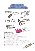 Vorschau - Mal- und Bastelvorlagen - Instructions & Template to Make Christmas Crackers - Seite 1