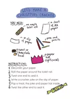 Vista previa - Manualidades / Dibujos para colorear - Instructions & Template to Make Christmas Crackers - página 1