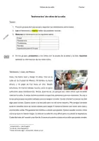 Vorschau - Arbeitsblätter - Testimonios - niños de la calle (fiktiv) - Deckblatt