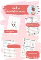 Vorschau - Arbeitsblätter - Laut ie - Arbeitsblättermix Klasse 1 - Deckblatt