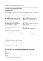 Vorschau - Unterrichtsreihen - Birthday Party (Bundle) – Vocabulary / Mind Map - Seite 1