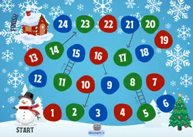 Vista previa - Juegos / Gamificación - Tablero juego Navidad - Portada