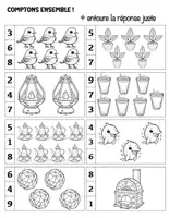 Aperçu - Feuilles d'exercices - Pack de Jeux Amusants et Activités Mathématiques - Page 3