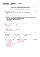 Vorschau - Klassenarbeiten - Klassenarbeit Terme - Seite 3