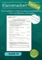 Vorschau - Klassenarbeiten - Klassenarbeit Terme - Deckblatt