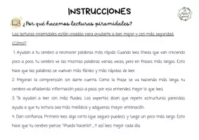 Vista previa - Hojas de trabajo - CUADERNO LECTURAS PIRAMIDALES POR NIVELES - página 2