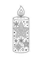 Vorschau - Mal- und Bastelvorlagen - Weihnachtsbasteln Kerzen - Seite 2
