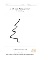 Vorschau - Arbeitsblätter - Winter-Weihnachts-Kreativübungen - es ist kein... - Seite 1