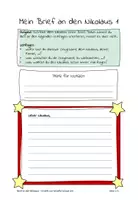 Vorschau - Arbeitsblätter - Brief an den Nikolaus (kostenlos) - Seite 1