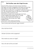 Vorschau - Arbeitsblätter - Knuffies im Winter - Knuffies-Geschichten | Leseverständnis Klasse 1 + 2 - Seite 2
