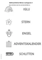 Vorschau - Arbeitsblätter - Mini-Weihnachtsheft für die 1. Klasse - Seite 3