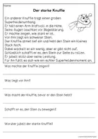 Vorschau - Arbeitsblätter - Superhelden-Knuffies - Knuffie-Geschichten | Leseverständnis Klasse 1 + 2 - Seite 3
