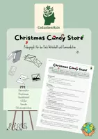 Vorschau - Arbeitsblätter - Christmas Candy Store Probeprojekt 10 - Deckblatt
