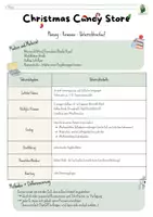 Vorschau - Arbeitsblätter - Christmas Candy Store Probeprojekt 10 - Seite 1