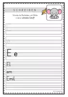 Vorschau - Arbeitsblätter - Schreibblätter zu Lilos Lesewelt 1 - Buchstaben E O S W - Seite 2