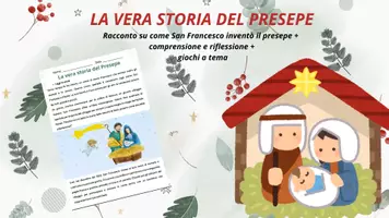 anteprima - Schede informative - La vera storia del Presepe - Pagina di copertina