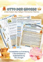 Vorschau - Stundenentwürfe - Otto I. (der Große): Ganze Unterrichtsstunde - sofort einsetzbar! - Deckblatt