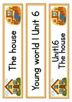 Vorschau - Präsentationen/Tafelbilder - Tafelmaterial Young World 1 Unit 6 "The house" - Klett - Seite 1