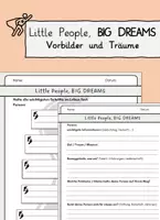 Vorschau - Arbeitsblätter - little people, big dreams - Vorbilder und Träume - Deckblatt