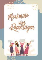 Vorschau - Arbeitsblätter - Merkmale von Reportagen (mit Aufgaben und Lösungen) - Seite 1