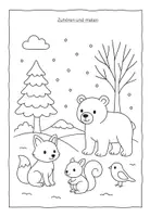 Vorschau - Arbeitsblätter - Zuhören und malen (Winter) 2 - Seite 2
