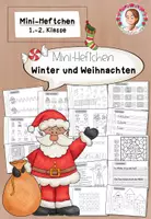 Vorschau - Arbeitsblätter - Winter Weihnachten Mini-Heft | Deutsch Mathe Klasse 1-3 - Deckblatt