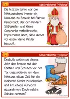 Vorschau - Stationenlernen - Nikolaus - Lese-& Abschreibkartei - Druckschrift - Seite 3