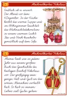 Vorschau - Arbeitsblätter - Nikolaus - Lese- & Abschreibkartei - VA - Seite 2