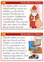 Vorschau - Arbeitsblätter - Nikolaus - Lese- & Abschreibkartei - VA - Seite 3