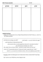 Vorschau - Arbeitsblätter - Das AIDA Prinzip anwenden: AB mit Zuordnungsaufgabe + Lösung - Deckblatt