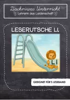 Vorschau - Spiele - Leserutsche zur Lautsynthese animiert Löwenklasse - Deckblatt
